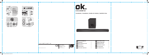 Manual de uso OK OCS 200BT B Sistema de home cinema