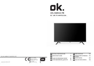 Manuale OK ODL 32850HC TB LED televisore