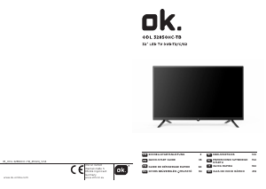 Instrukcja OK ODL 32850HC TB Telewizor LED