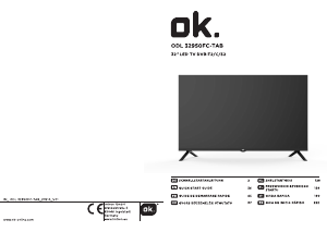 Manuale OK ODL 32950FC-TAB LED televisore