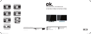 Manuale OK OLE 24450-W SAT LED televisore
