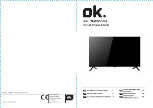 Instrukcja OK ODL 32852FC-TIB Telewizor LED