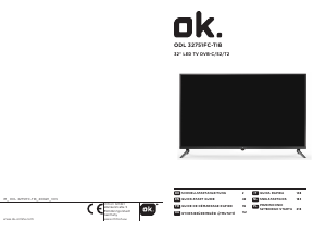 Instrukcja OK ODL 32751FC-TIB Telewizor LED