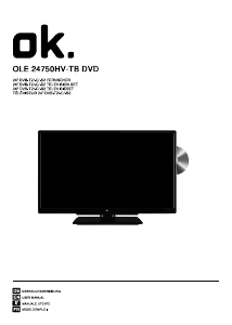 Handleiding OK OLE 24750HV-TB DVD LED televisie