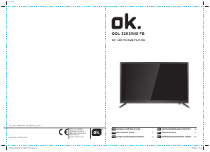 Handleiding OK ODL 32653HS-TB LED televisie