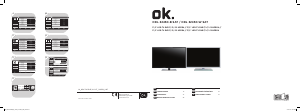 Manuale OK ODL 32450-W LED televisore