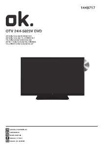 Manuale OK OTV 24H-5023V DVD LED televisore