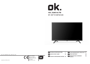 Handleiding OK ODL 32851HC-TB LED televisie