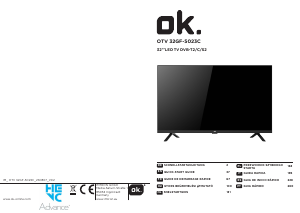 Manuale OK OTV 32GF-5023C LED televisore