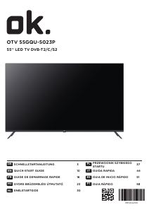 Manuale OK OTV 55GQU-5023P LED televisore