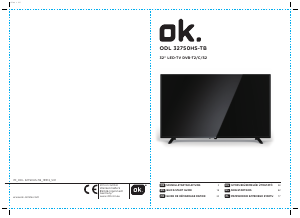 Handleiding OK ODL 32750HS-TB LED televisie