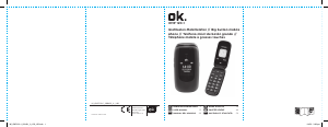 Mode d’emploi OK OMP 120-1 Téléphone portable