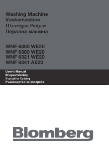 Εγχειρίδιο Blomberg WNF 6300 WE20 Πλυντήριο