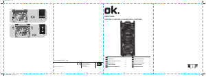 Mode d’emploi OK OPK 1000 Haut-parleur