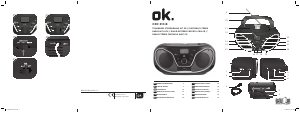 Használati útmutató OK ORC 310-B Sztereóberendezés