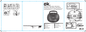 Bruksanvisning OK ORC 133-PK Stereoanläggning