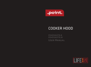 Manual Point POHO5060TELB Cooker Hood