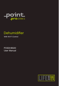 Manual Point POSDH8020 Dehumidifier
