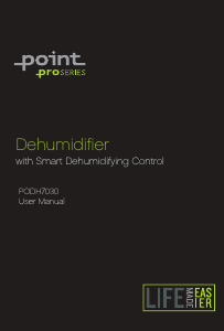 Manual Point PODH7030 Dehumidifier