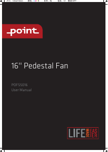 Brugsanvisning Point POFS5016 Ventilator