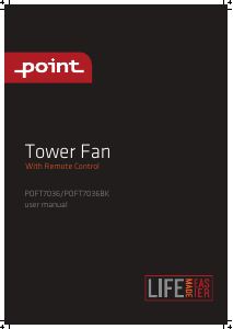 Brugsanvisning Point POFT7036 Ventilator