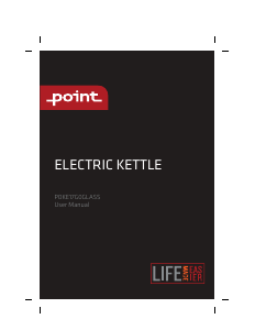 Manual Point POKE17G0GLASS Kettle