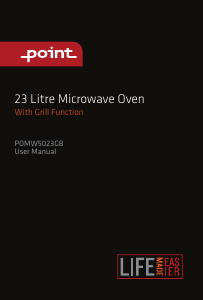 Manual Point POMW5023GB Microwave