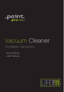 Manual Point POVC725DG Vacuum Cleaner