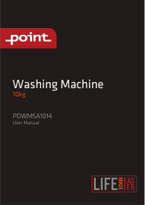 Bedienungsanleitung Point POWM5A1014 Waschmaschine