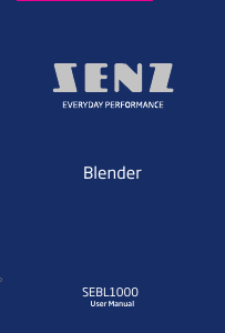 Manual Senz SEBL1000 Blender
