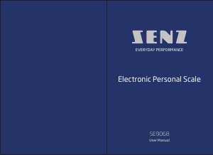 Handleiding Senz SE9068 Weegschaal
