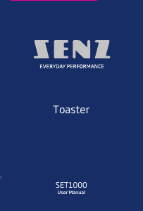 Manual Senz SET1000 Toaster