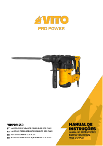 Manual Vito VIMPDP1250 Demolition Hammer