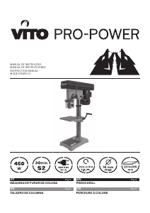 Manual Vito VIMFC450A Drill Press