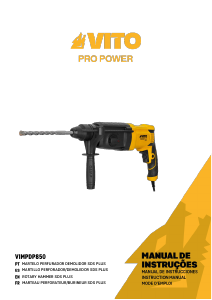 Manual Vito VIMPDP850 Rotary Hammer