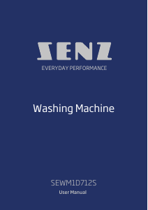 Handleiding Senz SEWM1D712S Wasmachine