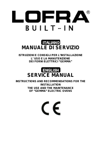 Manual Lofra FQVB6TEE Oven