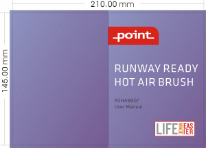 Brugsanvisning Point POHAB907 Krøllejern