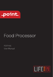 Brugsanvisning Point POFP416 Køkkenmaskine