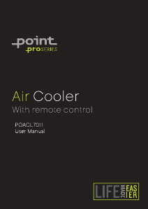 Brugsanvisning Point POACL7011 Ventilator