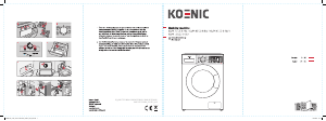 Handleiding Koenic KWM 9152 B INV Wasmachine
