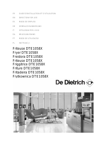 Manual De Dietrich DTE1058X Fritadeira
