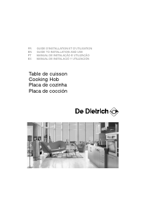 Handleiding De Dietrich DTV704X Kookplaat
