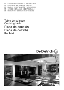 Mode d’emploi De Dietrich DTG1105X Table de cuisson