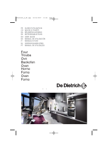 Manual De Dietrich DOC710BH Forno