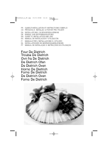 Mode d’emploi De Dietrich DOE740XS Four