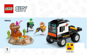 Bedienungsanleitung Lego set 60434 City Raumbasis mit Startrampe