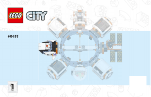 Kullanım kılavuzu Lego set 60433 City Modüler Uzay İstasyonu