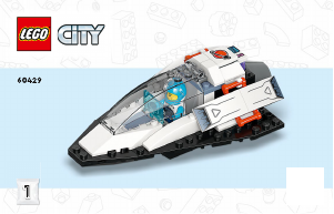 Manual Lego set 60429 City Spaceship and asteroid discovery