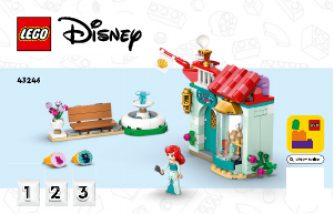 Manual Lego set 43246 Disney Princess Market adventure